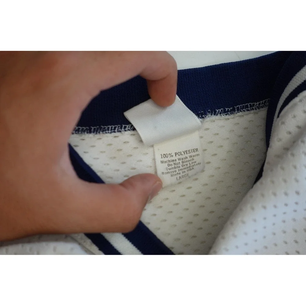 Vintage Chicago Bears Jersey Mens Large White Mesh NFL Football Logo 7 90s